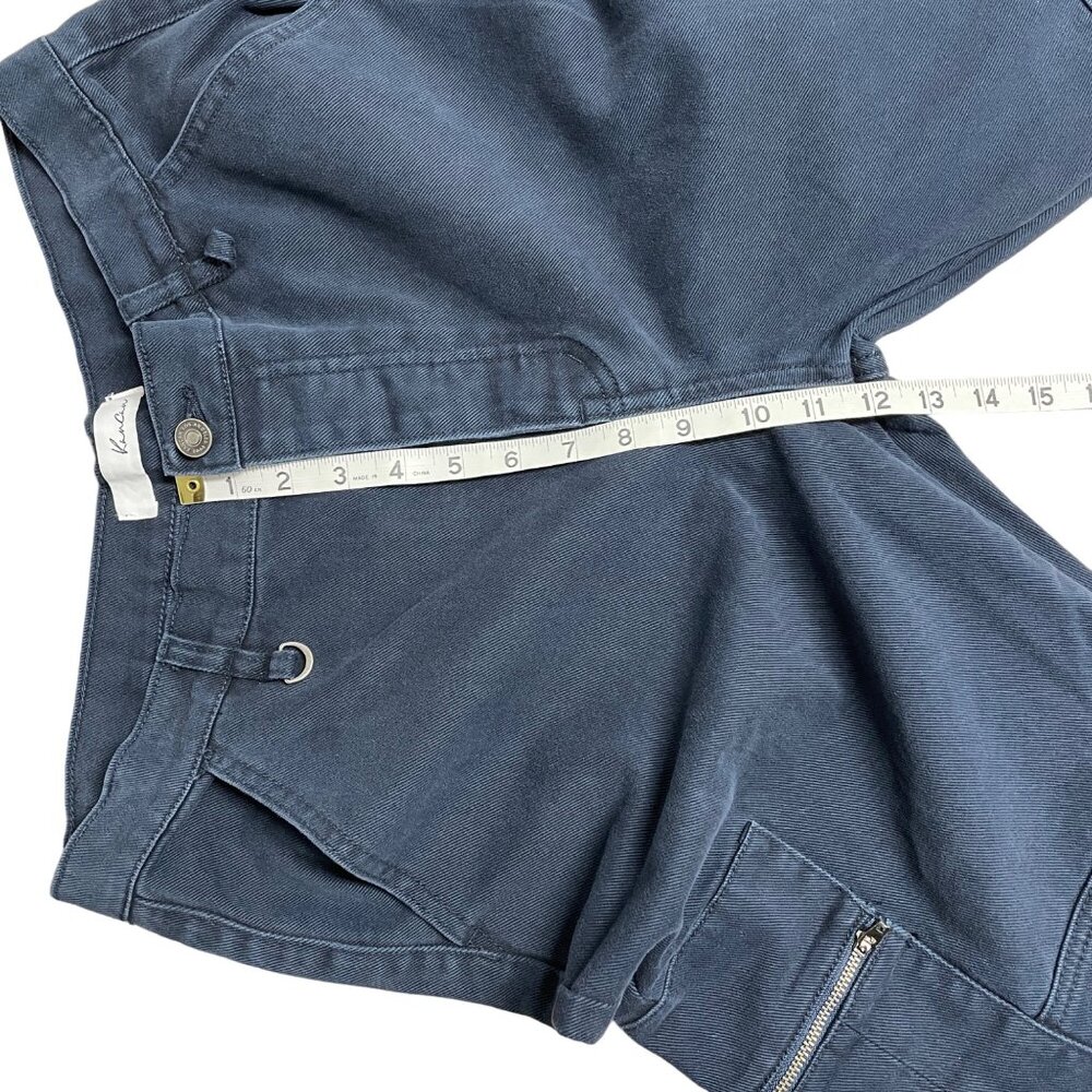 KANCAN JEANS JAINIE HIGH RISE STRAIGHT LEG UTILITY SIZE 9/28 GORPCORE KC7898NV - Picture 11 of 12